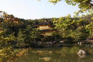 金閣と鏡湖池